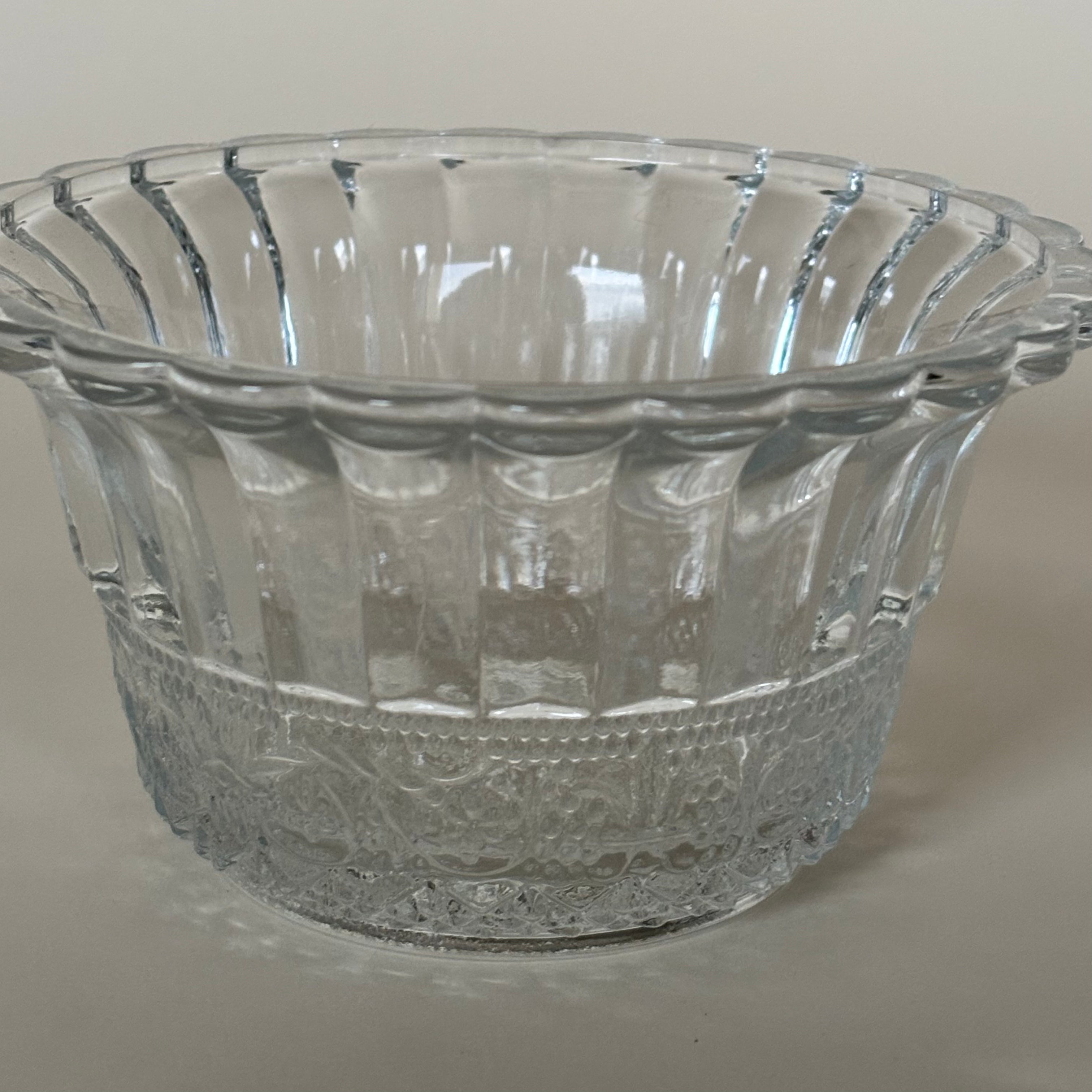 Coupelle En Verre Sicelé Vintage