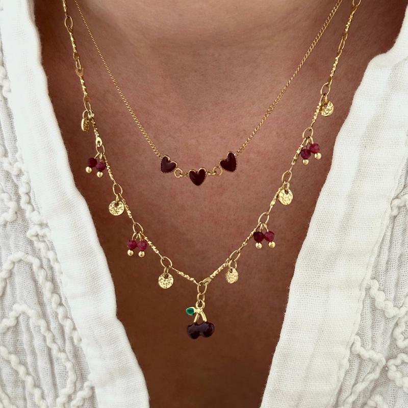 Collar de acero "Melina"-Collares-Instants Plaisirs • Joyas-Instants Plaisirs | Joyería