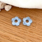 Flores de acetato “Mini Flora”-Pendientes-instants-plaisirs-Azul cielo-Instants Plaisirs | Joyería