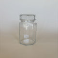 Octagonal Glass Jar