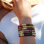 Pulsera Juhu - Brown Rose