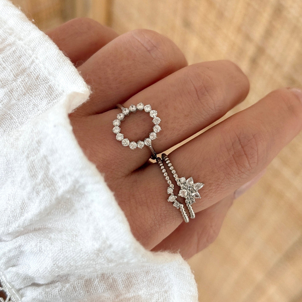 Bague "Eve" Argent