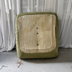 Green Corduroy Velvet Togo Lounge Chair
