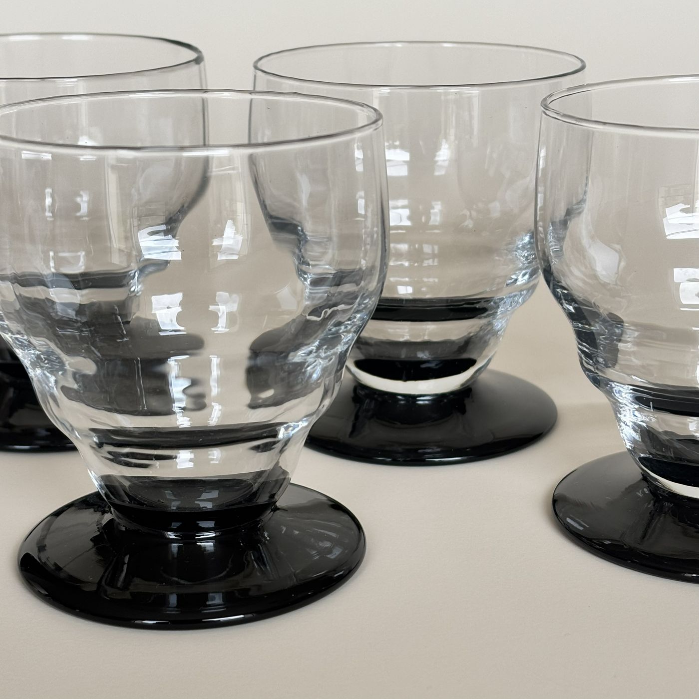 4 Verres Pieds Noirs