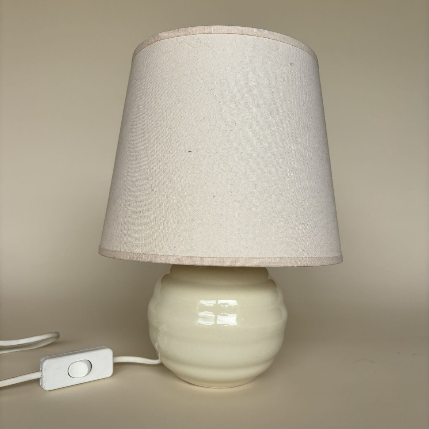 Pieds Lampe Boule Beige