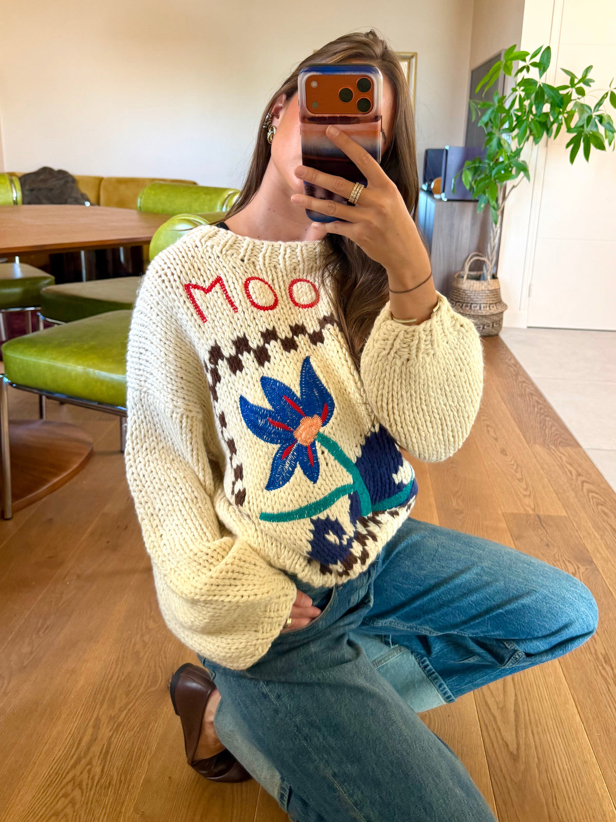Pull Bloom Écru