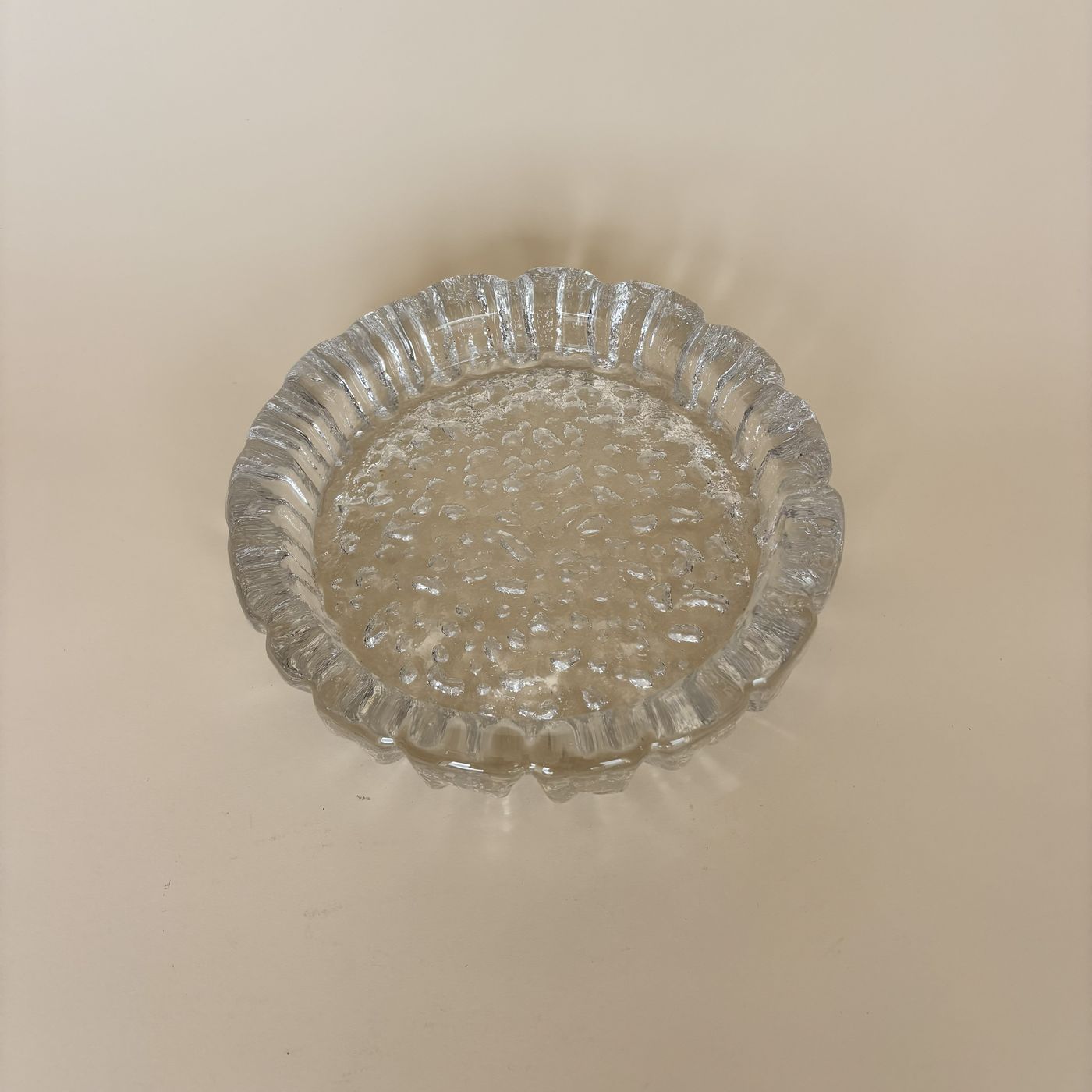 Large Glass Trinket Dish