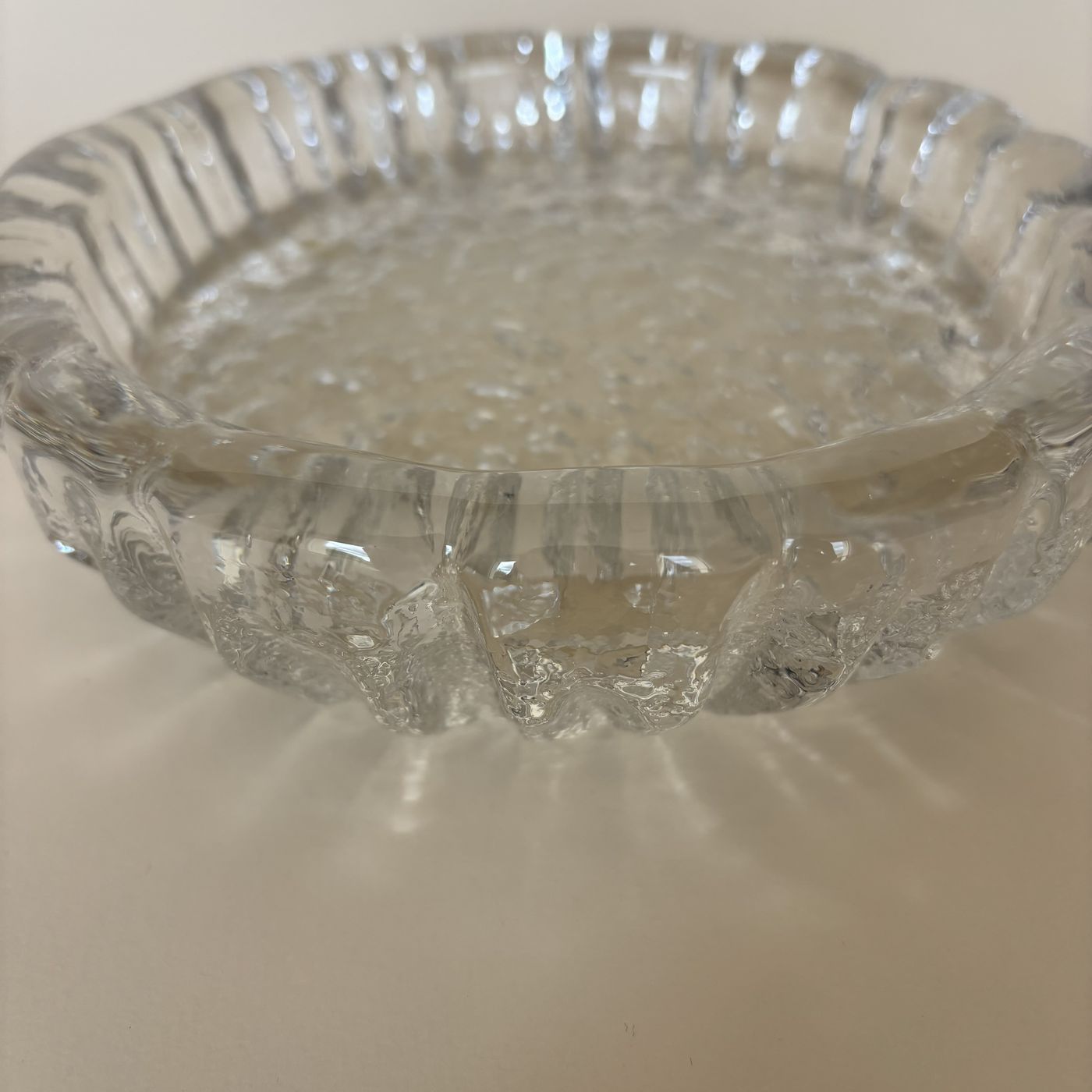 Large Glass Trinket Dish
