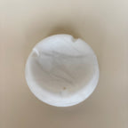 Vintage White Marble Ashtray