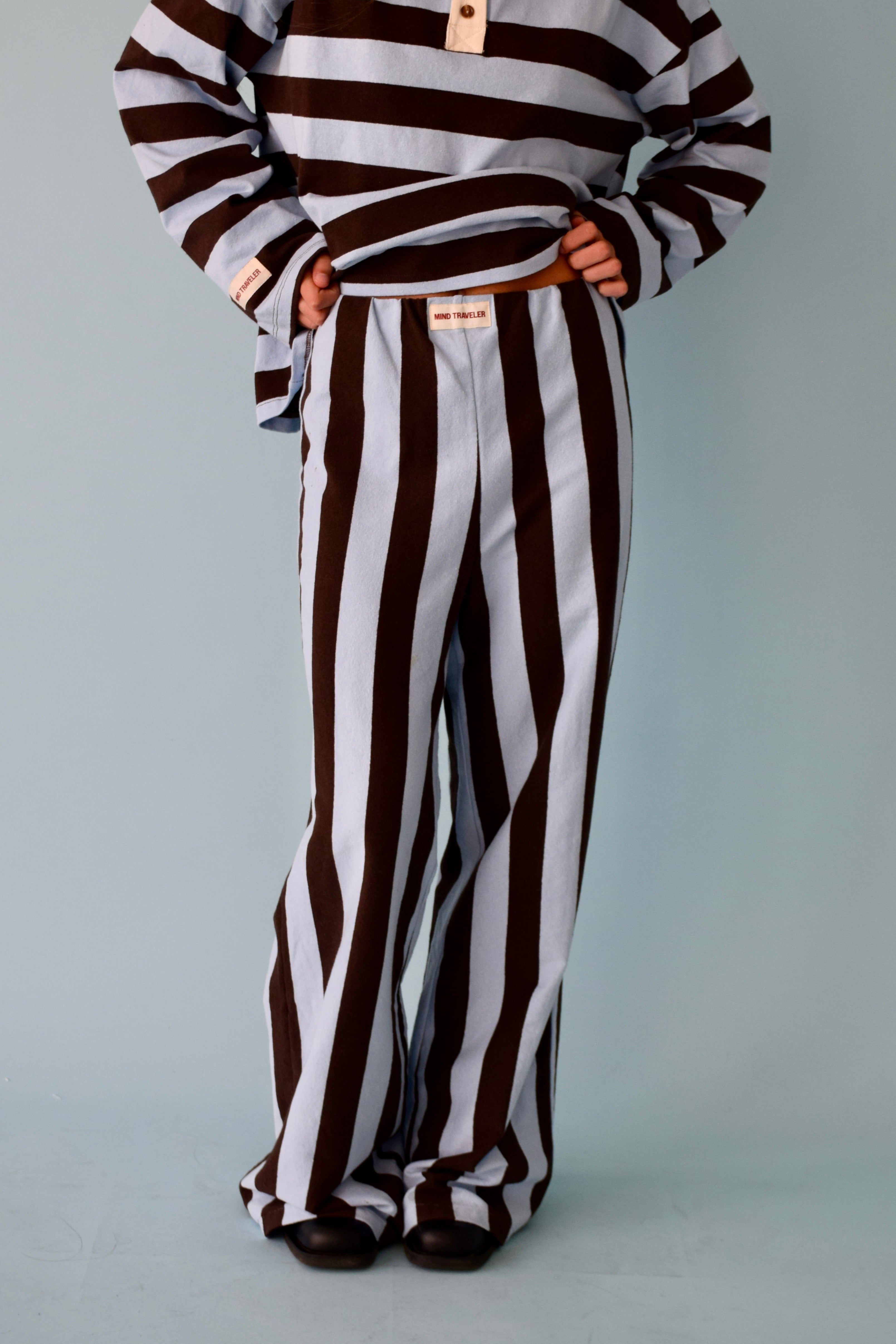 Filipa Brown Y Celeste Pants