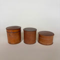 Lot De 3 Boites En Bois Vintage