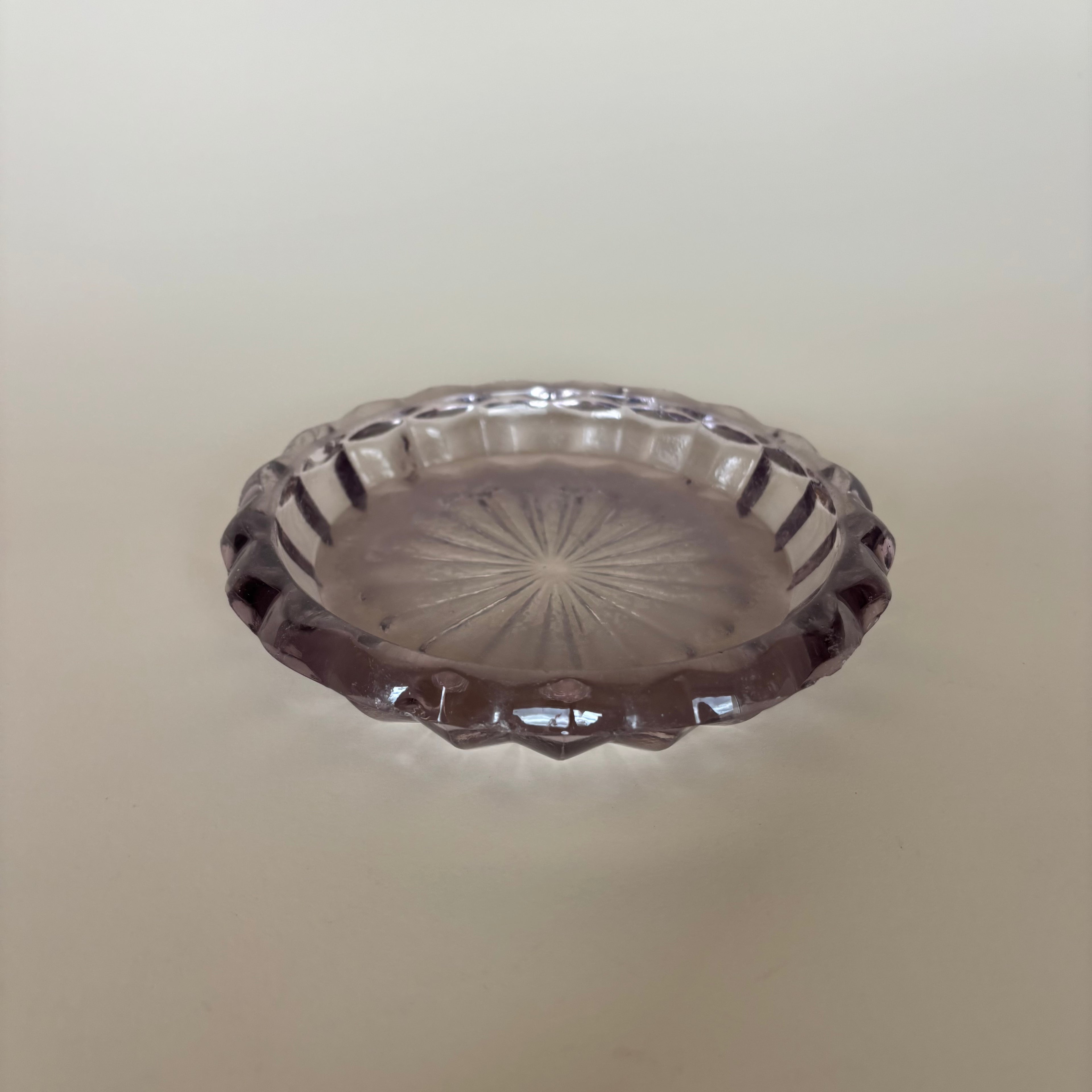 Vintage Glass Ashtray