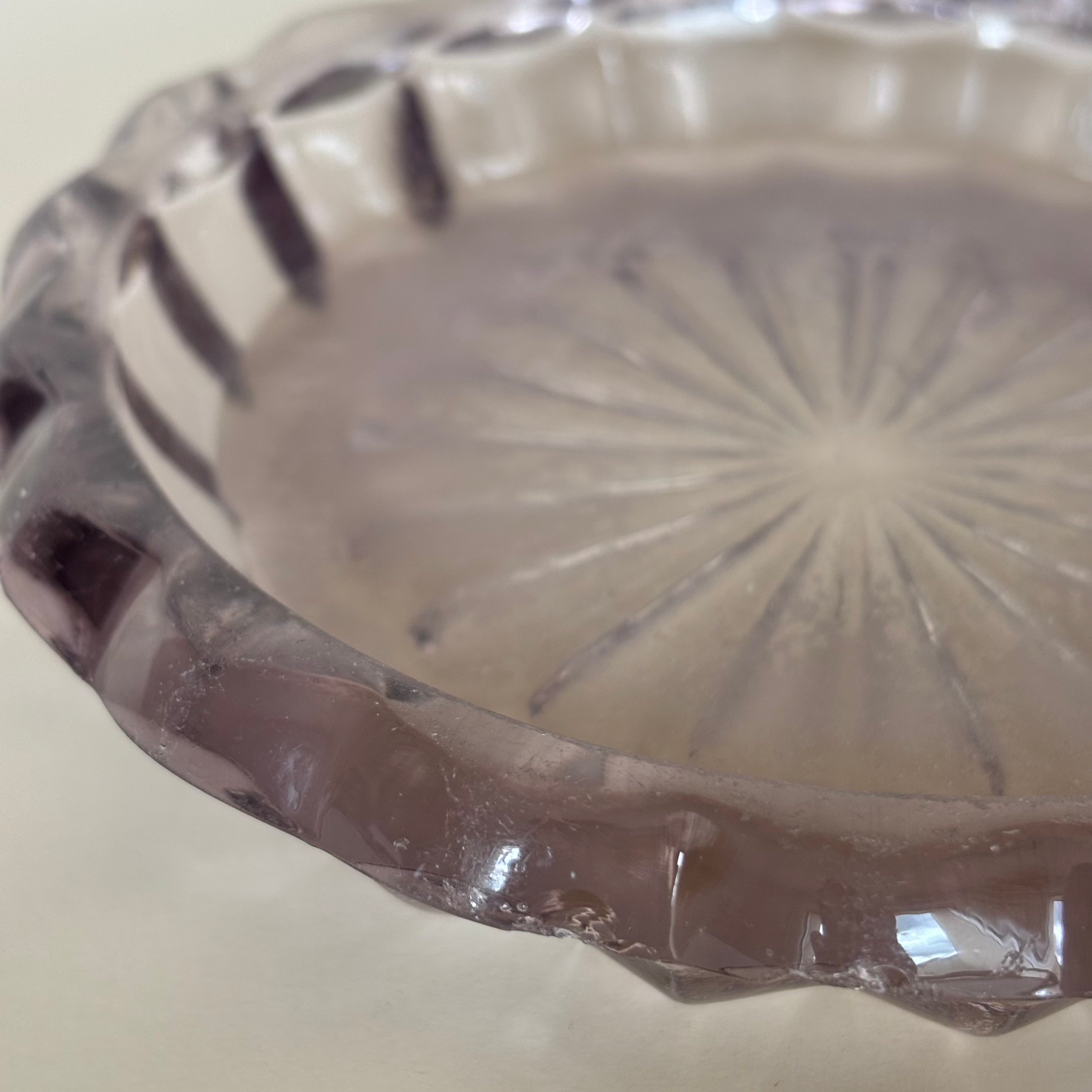 Vintage Glass Ashtray
