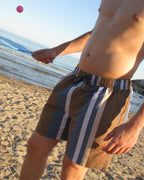Maillot De Bain Homme - Rayures Vintage