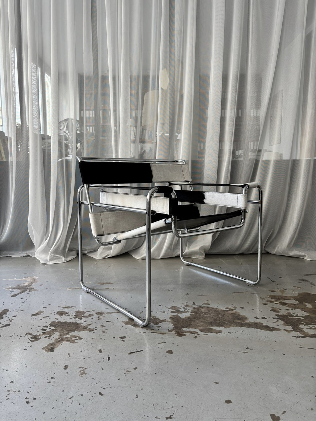 Fauteuil " Wassily" Par Marcel Breuer Pour Gavina