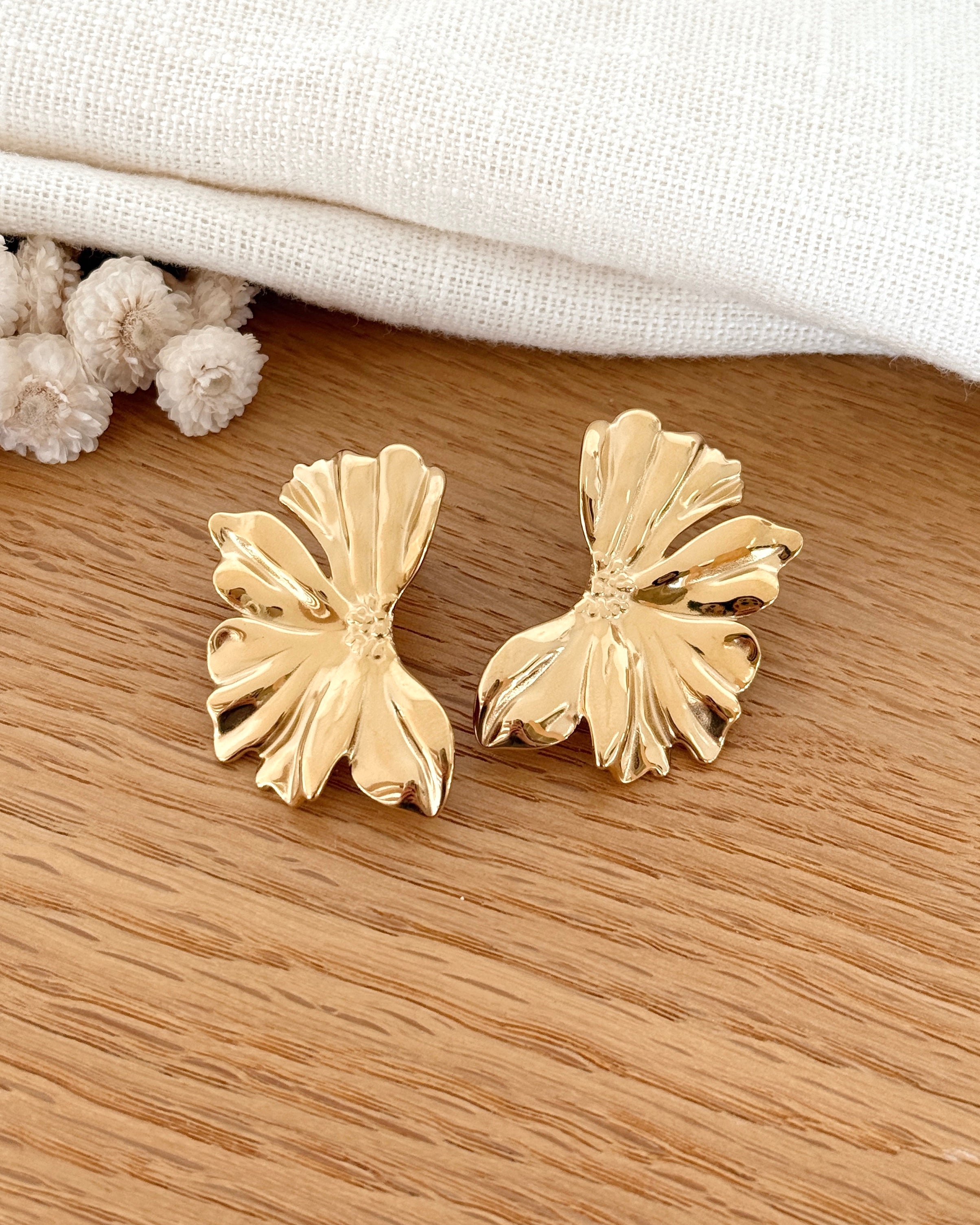 “Florane” Steel Earrings