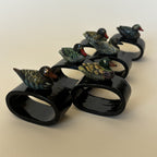 Duck-pattern Napkin Rings
