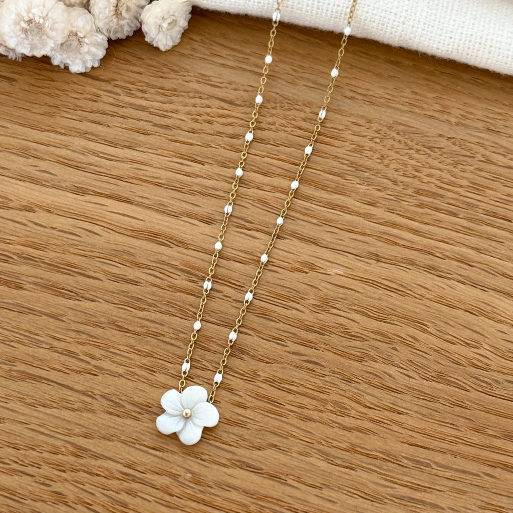 “Katell” steel necklace