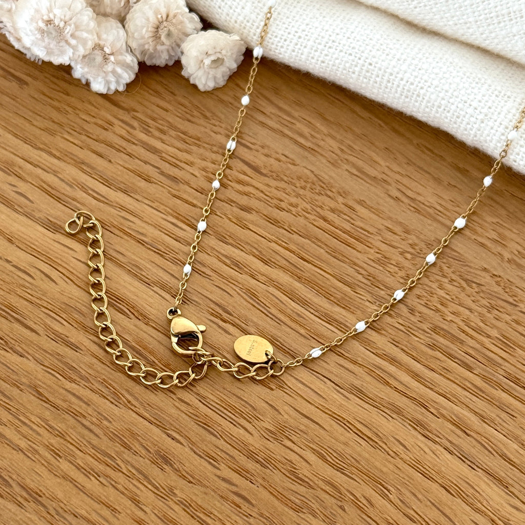 “Katell” steel necklace