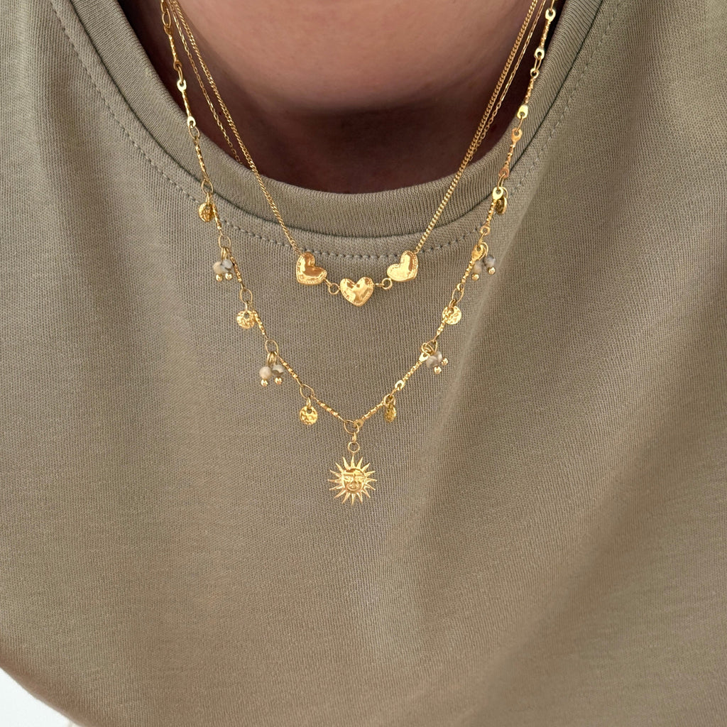 “Judie” steel necklace