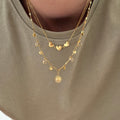 “Judie” steel necklace