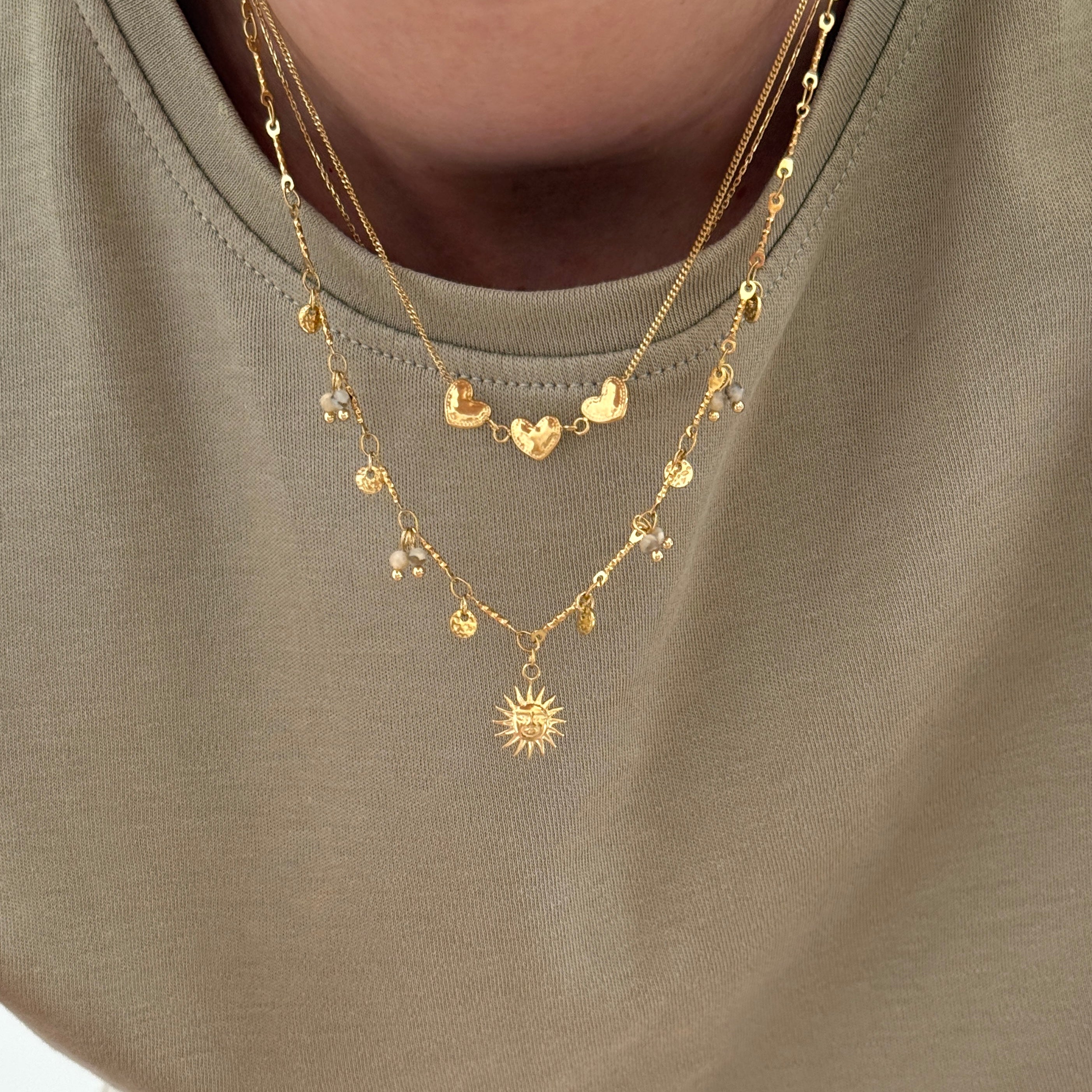 “Judie” steel necklace