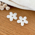 “Maria” acetate flowers-Earrings-instants-plaisirs-White-Instants Plaisirs | Jewelry