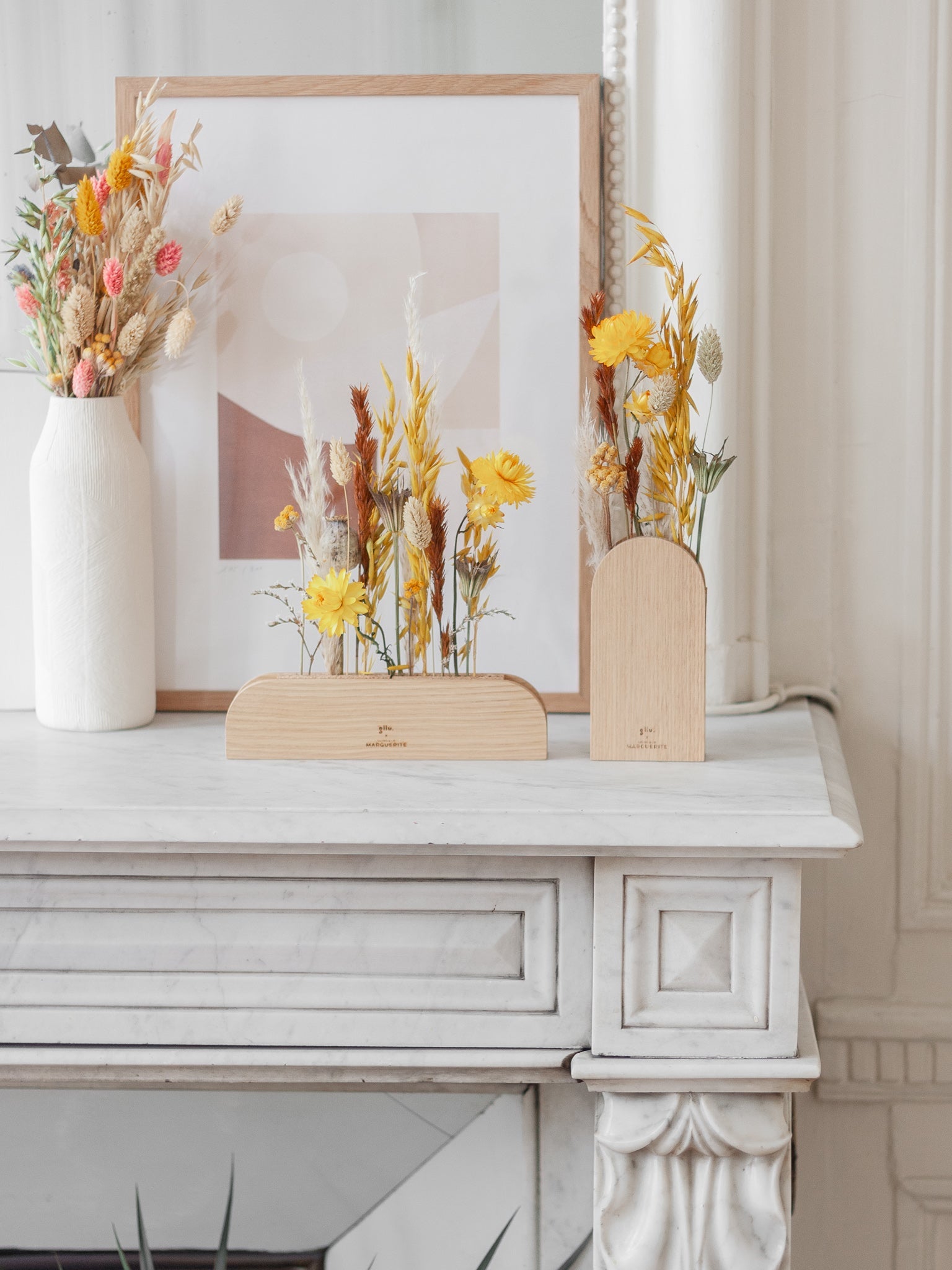 Green Woodpecker Single-Stem Vase