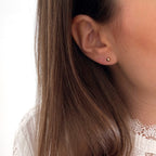 Gold-plated “Bille” earrings-Instants-plaisirs-earrings-0.4cm-Instants Plaisirs | Jewelry