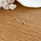 Piercing Oreille "Leonie" Plaqué Or