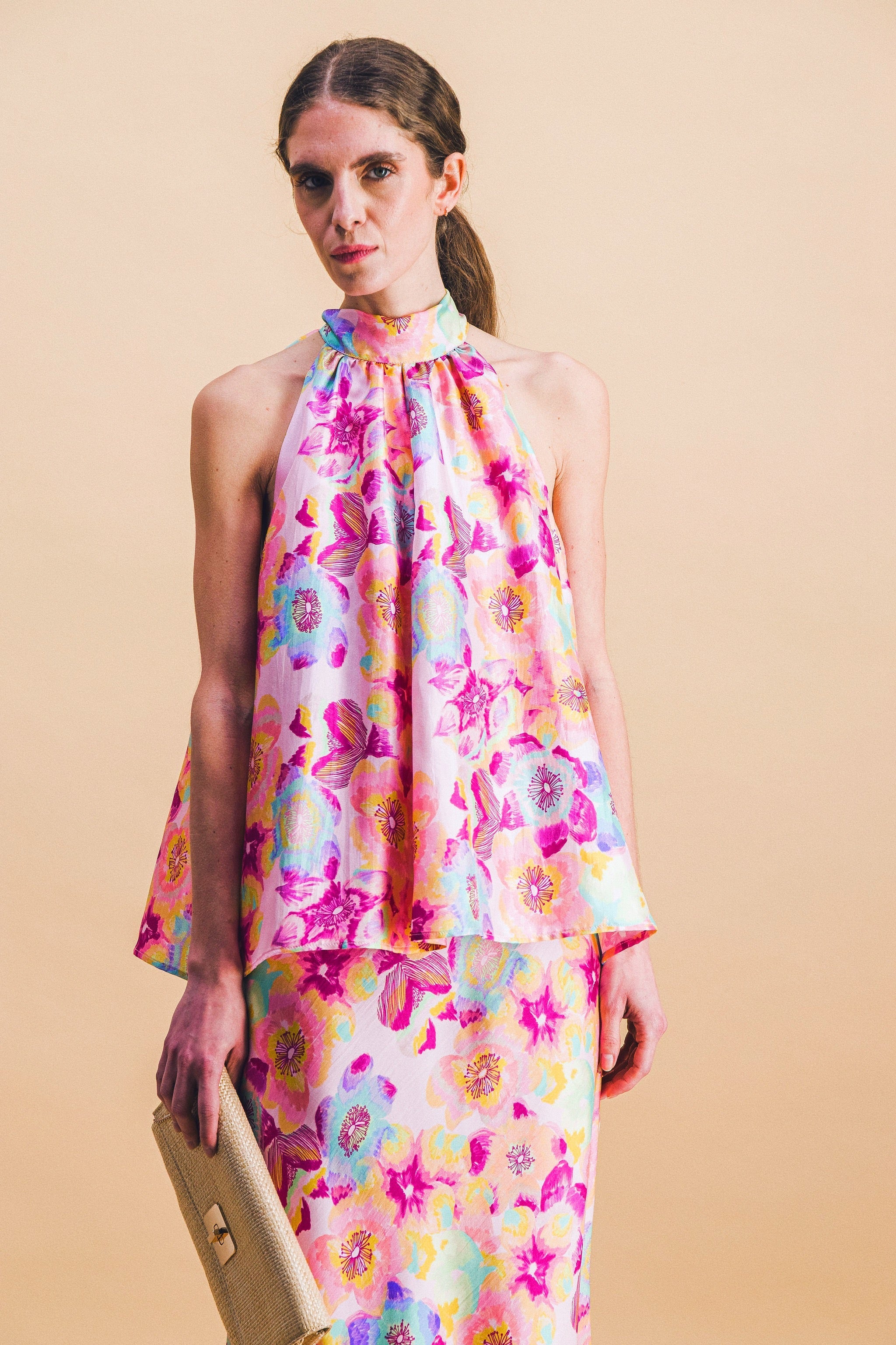 Top Pauline Pink Blossom