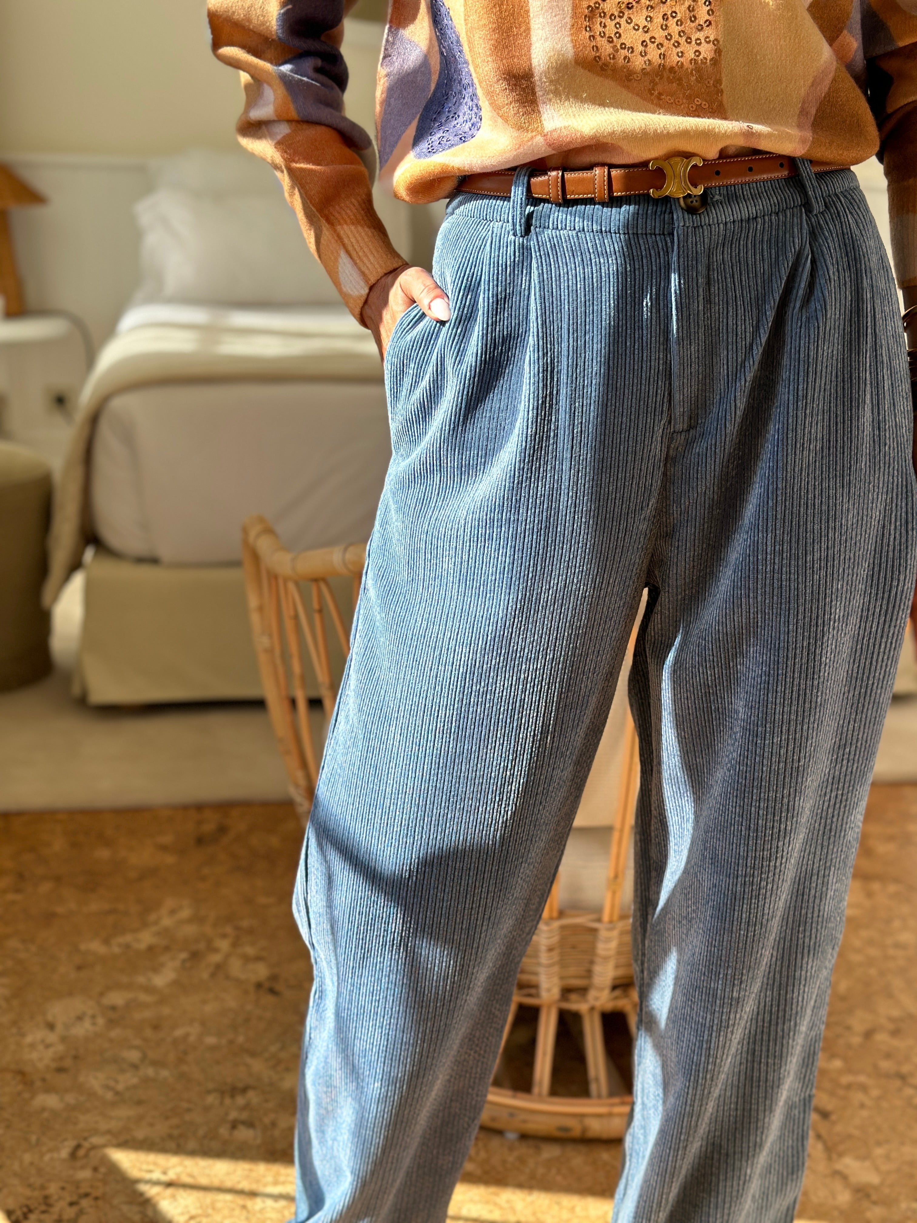Pantalon Avaline - Bleu