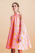 Vestido Paule con lunares oscilantes