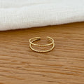 “Lia” Steel Ring