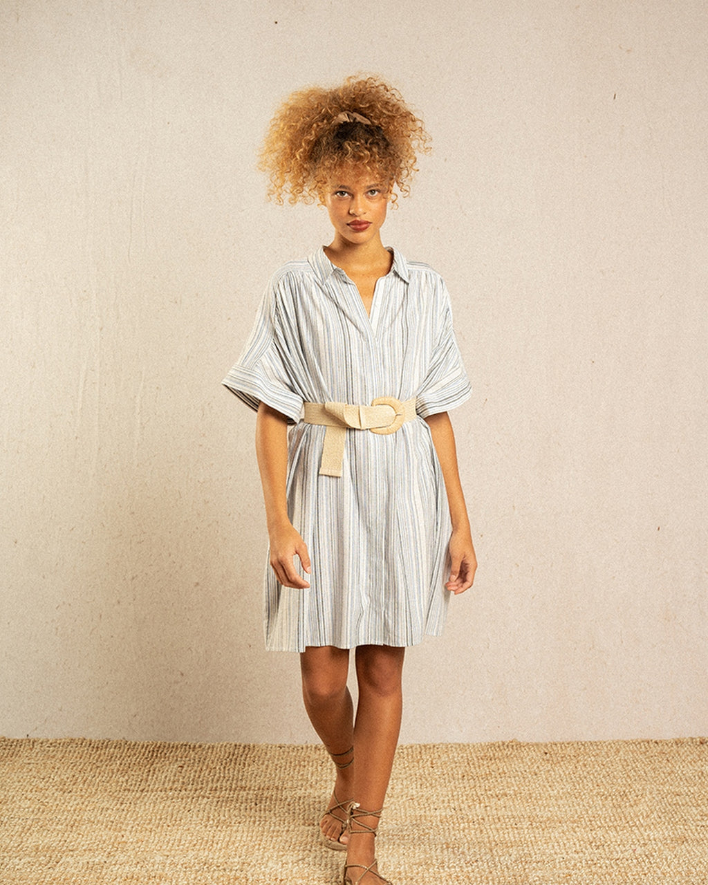 Implicite Short Dress - Blue