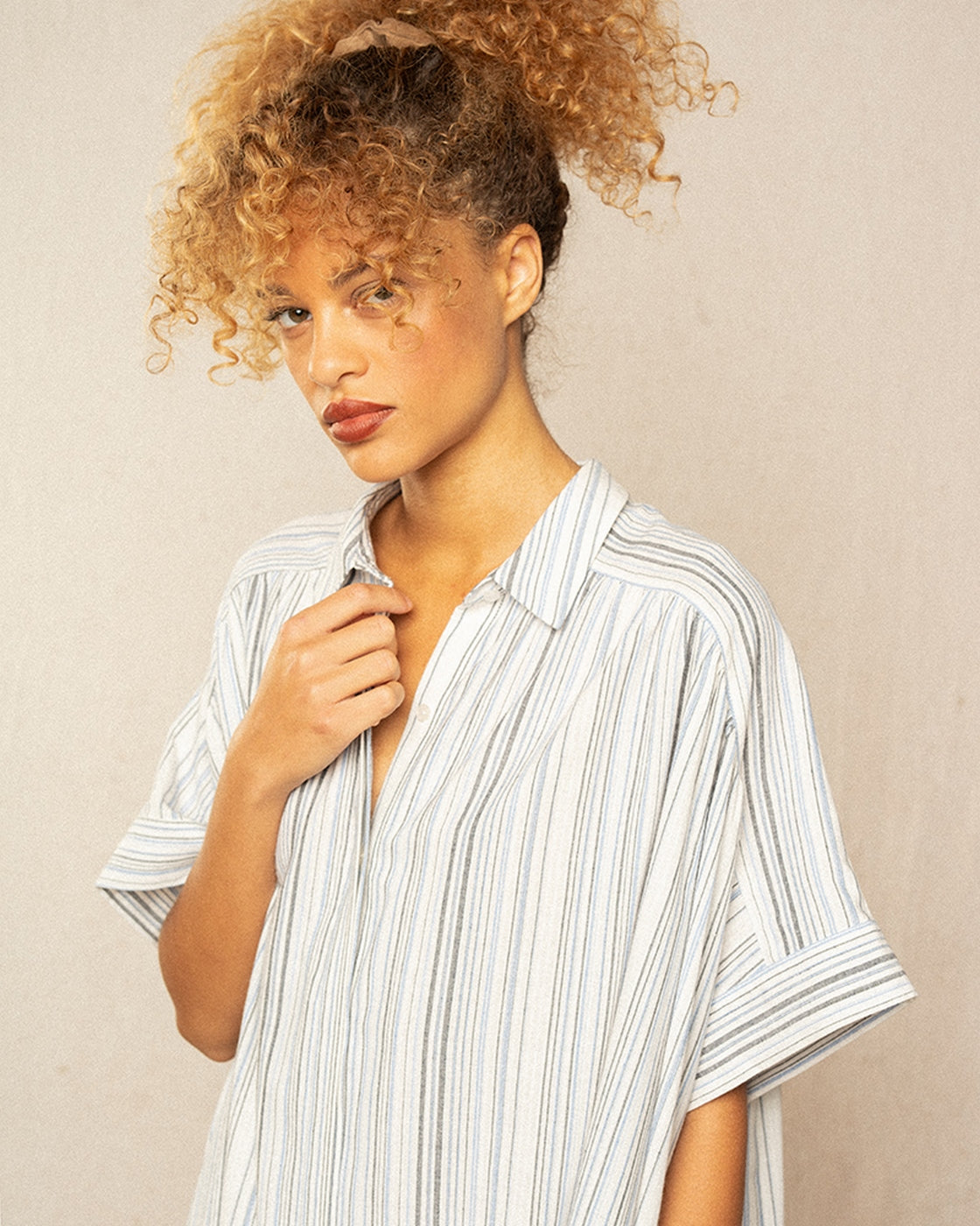 Implicite Short Dress - Blue