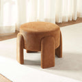 Ina - Pouf - Tissu - Marron