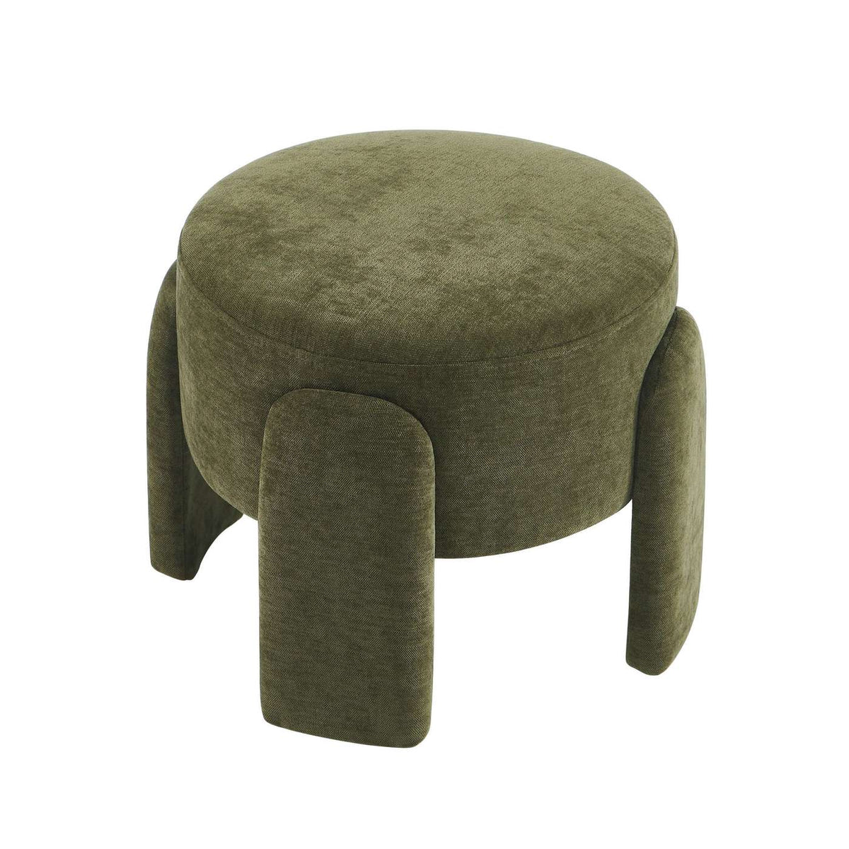 Ina - Pouf - Tissu - Vert