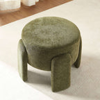 Ina - Pouf - Tissu - Vert