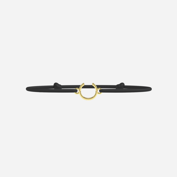 Bracelet C - Doré - Noir