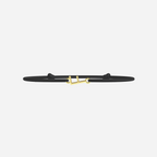 Pulsera F - Dorado - Negro
