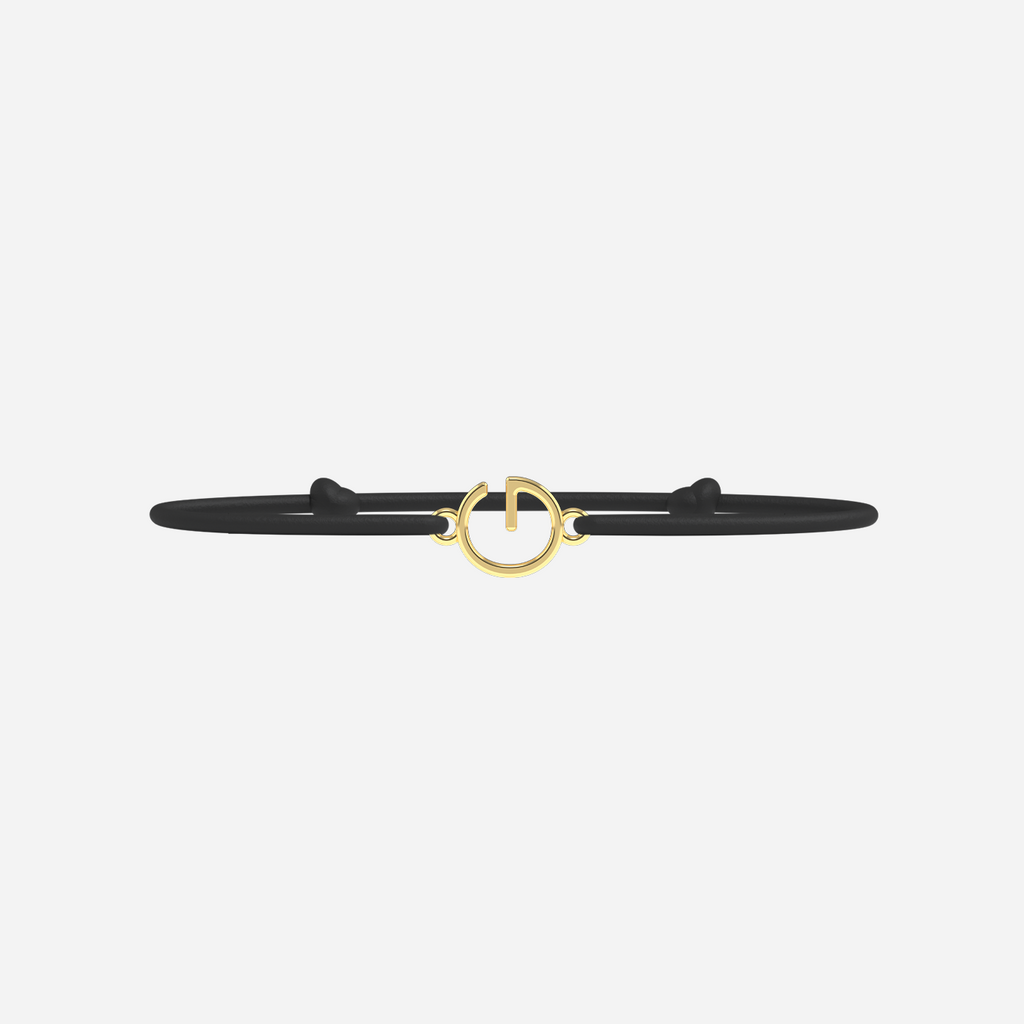 Pulsera G - Dorado - Negro