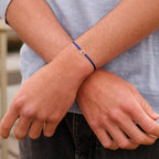 Pulsera H - Dorado - Negro