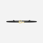 Pulsera P - Dorado - Negro