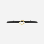 Pulsera Q - Dorado - Negro