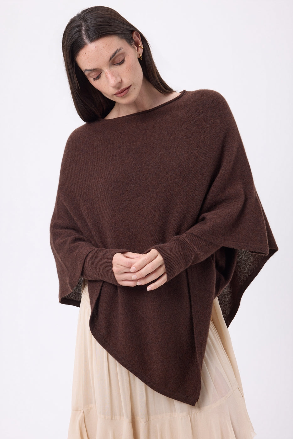 Cappa Poncho Isadora - Americano - Donna - 100% Cashmere