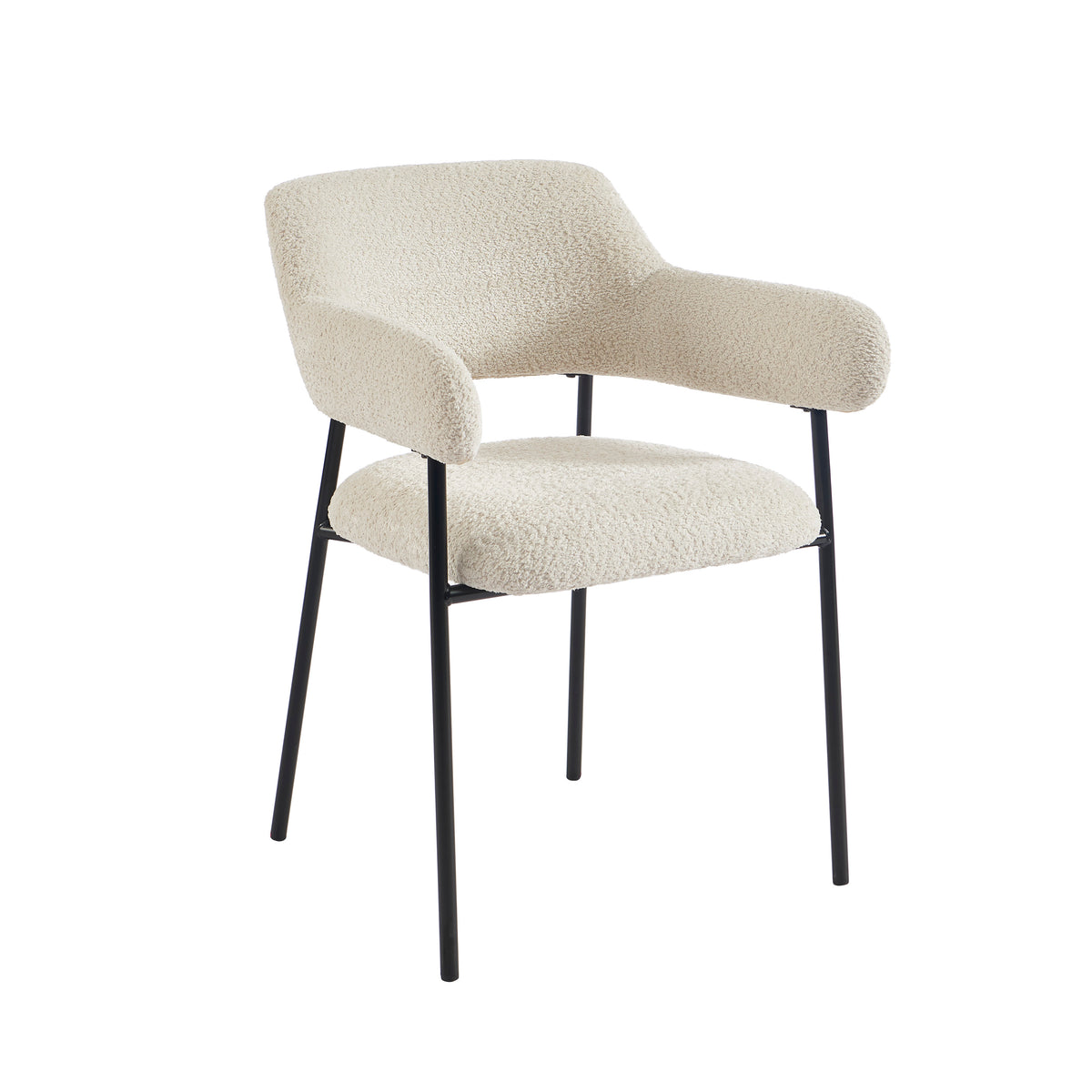 Ivan - Set di 2 poltroncine da pranzo - Tessuto beige