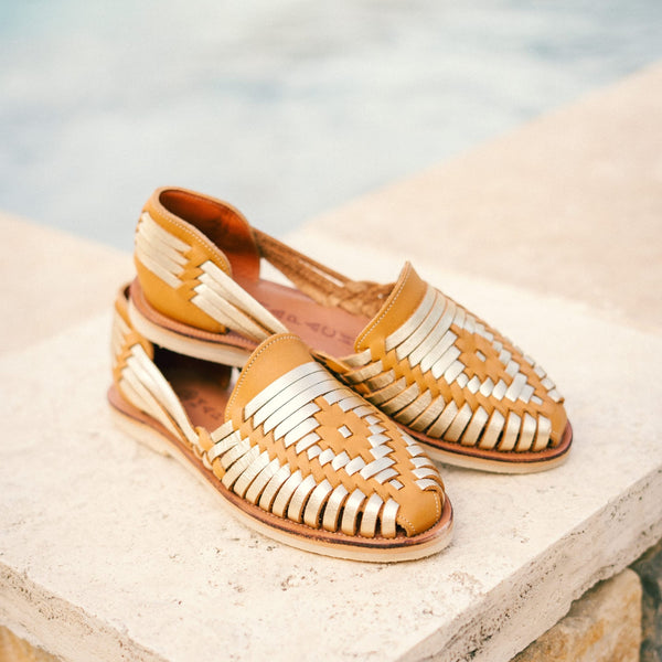 Huaraches Ibarra - Camello Champán