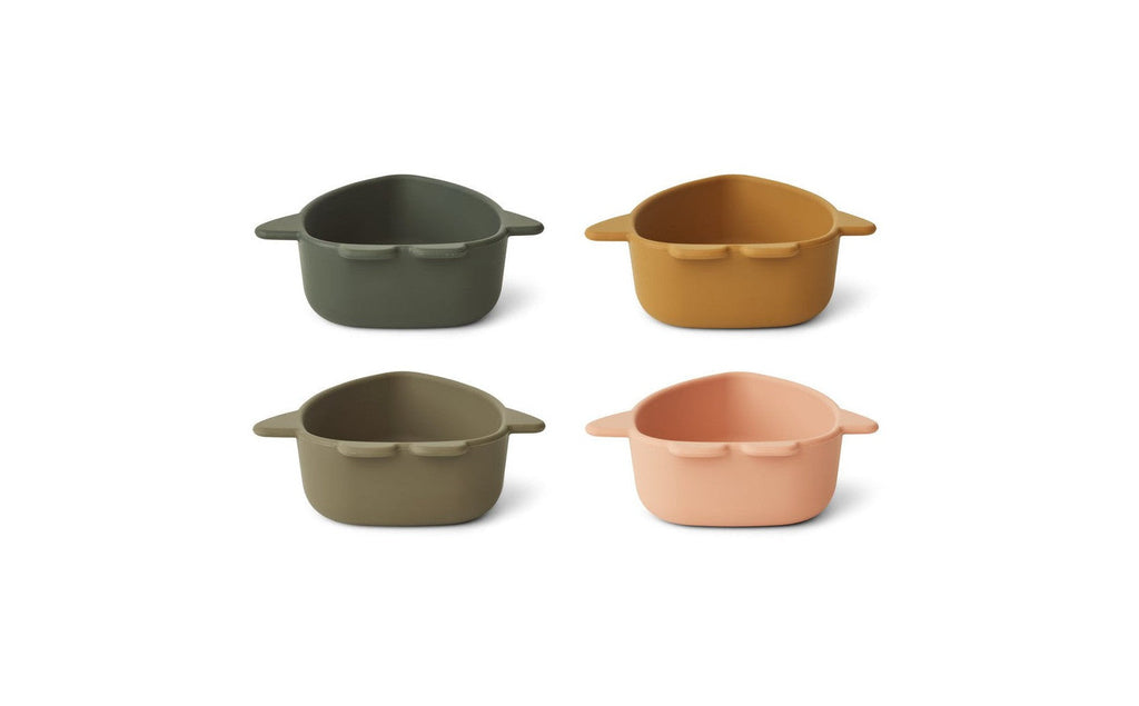 Bol En Silicone Mignon - Lot De 4 Iggy - Space Multi Mix