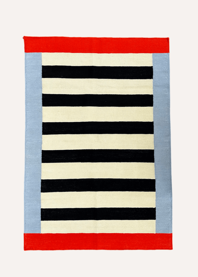 Red Symmetry - Tapis - Laine